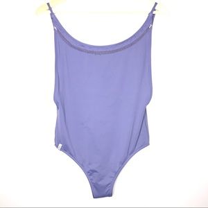 Rhythm by PacSun Lavender Cheeky High Leg Swimsuit